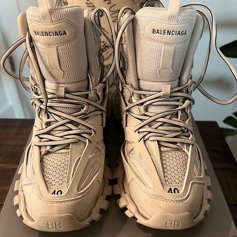 Authentic Balenciaga Track Hike High- Top (Beige)
